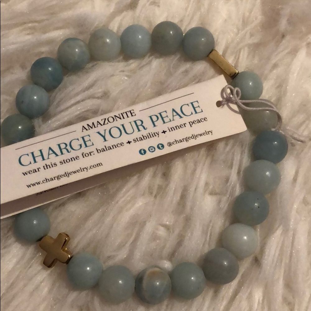 Charged Amazonite Bracelet  - Picture 3 of 3